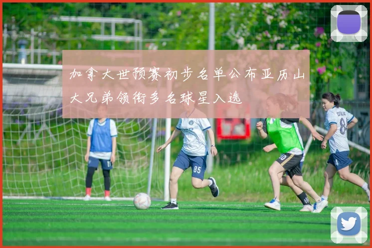加拿大世预赛初步名单公布亚历山大兄弟领衔多名球星入选